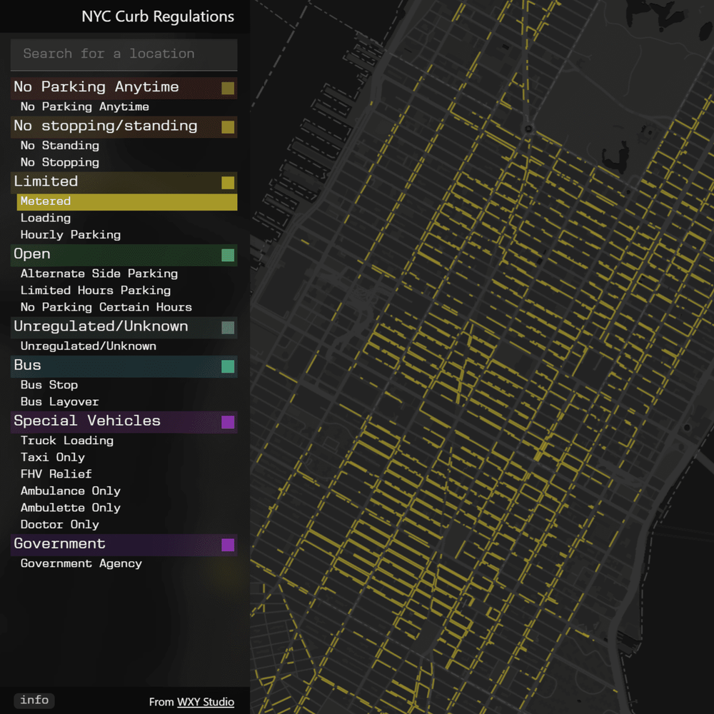 Explore NYC's Parking Rules with WXY's Interactive Map